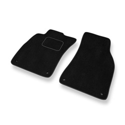 Tapetes de veludo para carros Audi A6 III C6 Avant, Limousine (2004-2006) - Tapetes para carros preta