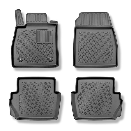 Tapetes TPE para Ford Fiesta VIII Hatchback (12.2015-10.2022) - também com tração híbrida