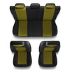 Capas de carro universais para Toyota Prius I, II, III, IV, V (1997-....) - amarelo