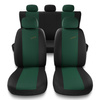 Capas de carro universais para Nissan Micra K11, K12, K13, K14 (1992-2019) - verde