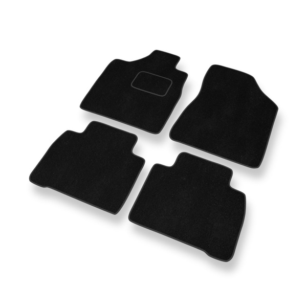 Tapetes de veludo para carros Nissan Murano I SUV (2002-2007) - Tapetes para carros preta