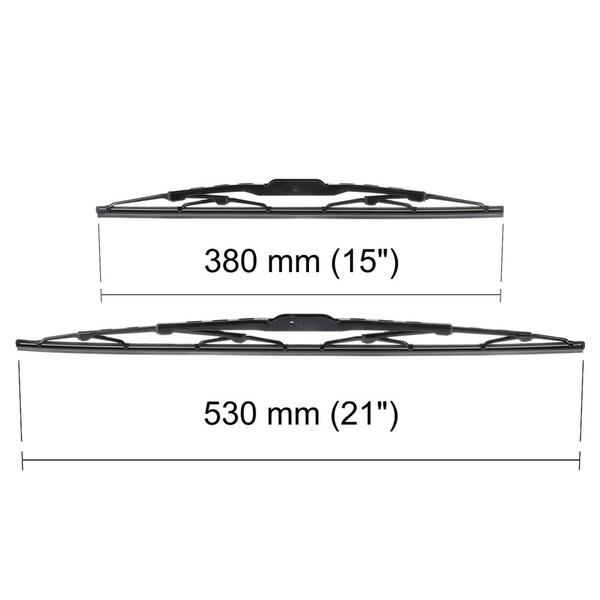 Escovas limpa-vidros para pára-brisas para Toyota Yaris I Hatchback, Sedan (1999-08.2006) - standard