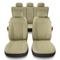 Capas de carro universais para Volkswagen Passat B4, B5, B6, B7, B8 (1993-2019) - bege