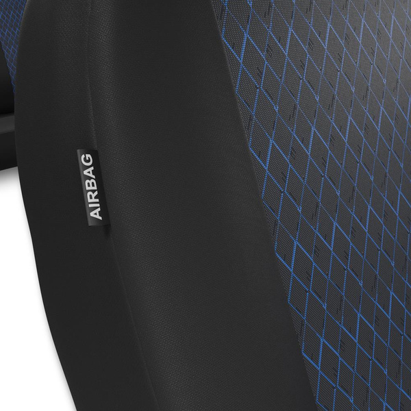 Capas de carro universais para Peugeot 208 I, II (2012-....) - azul