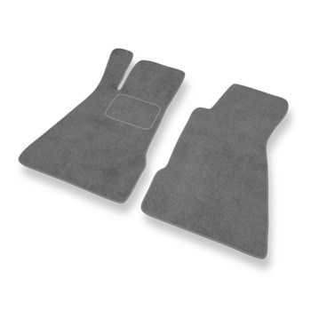 Tapetes de veludo para carros Smart Roadster I (2002-2006) - Tapetes para carros cinza