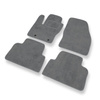 Tapetes de veludo para carros Ford Kuga I SUV (2008-2012) - Tapetes para carros cinza