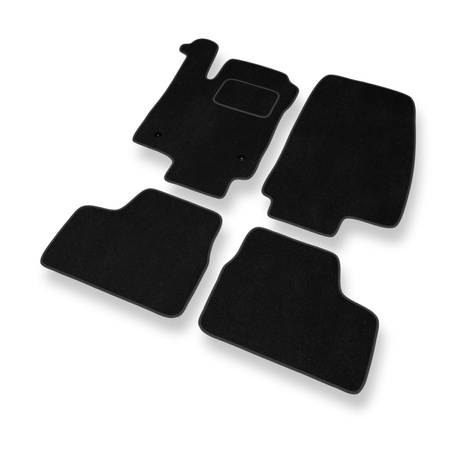 Tapetes de veludo para carros Opel Astra G (1998-2009) - Tapetes para carros preta