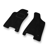 Tapetes de veludo para carros Audi 80 IV B4 (1991-1996) - Tapetes para carros preta