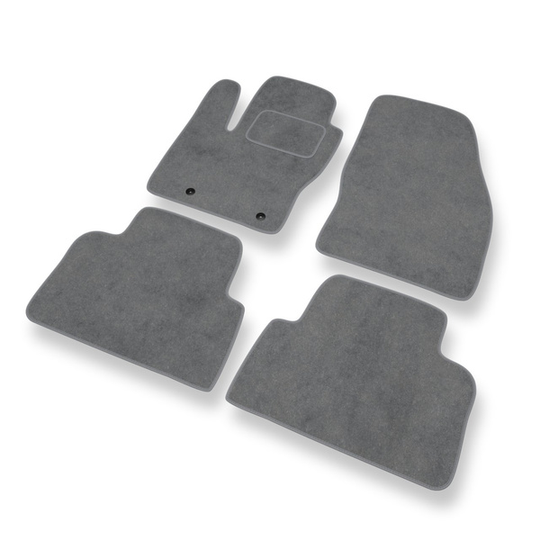 Tapetes de veludo para carros Ford Kuga I SUV (2008-2012) - Tapetes para carros cinza