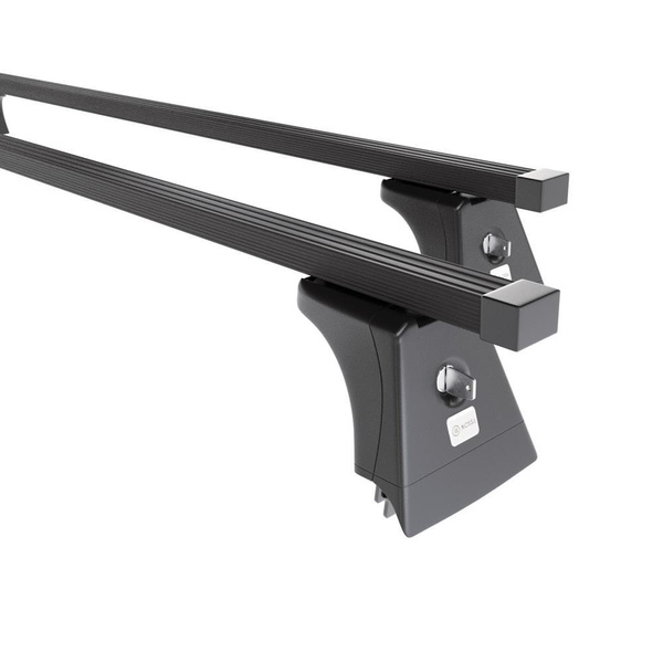 Suporte de tejadilho compatível com Opel Zafira C Minivan (2012-2019) - bagageiro preto - mala de teto - rack de barras - pontos de montagem - Aço