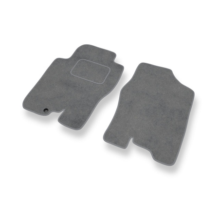 Tapetes de veludo para carros Nissan Navara D40 (2005-2014) - Tapetes para carros cinza