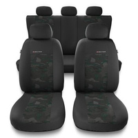 Capas de carro universais para Dacia Sandero I, II (2008-2019) - verde