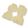 Tapetes de veludo para carros Ford Maverick III SUV (2003-2007) - Tapetes para carros bege