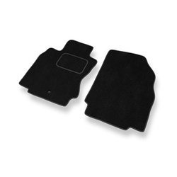 Tapetes de veludo para carros Nissan Note E11 Minivan (2004-2013) - Tapetes para carros preta