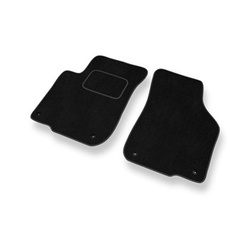 Tapetes de veludo para carros SEAT Leon I Hatchback (1998-2006) - Tapetes para carros preta