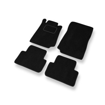 Tapetes de veludo para carros Mercedes-Benz CLK A208, C208 Coupé (1996-2003) - T