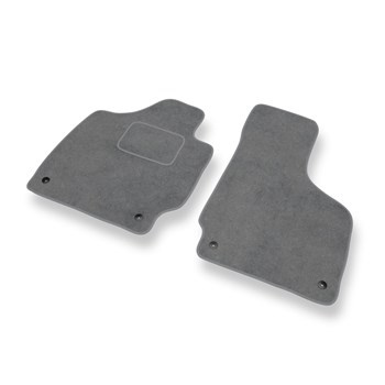 Tapetes de veludo para carros Audi TT II 8J (2006-2014) - Tapetes para carros cinza