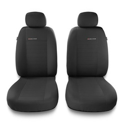 Capas de carro universais para Dacia Logan I, II, III (2004-....) - Tipo 4 (cinza)