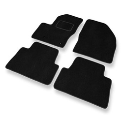 Tapetes de veludo para carros Ford C-Max I Minivan (2003-2010) - Tapetes para carros preta