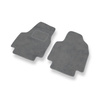 Tapetes de veludo para carros Peugeot Expert I Van (1995-2007) - Tapetes para carros cinza