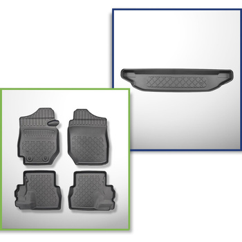 Conjunto de tapetes de bagageira e tapetes de carro feitos sob medida para Suzuk