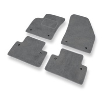 Tapetes de veludo para carros Volvo C70 II (2006-2014) - Tapetes para carros cinza