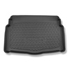 Tapete para a bagageira projetado para Volkswagen Golf VIII Hatchback (12.2019-....) - parte inferior do porta-malas; base móvel na posição mais baixa; com roda sobressalente provisória ou conjunto de reparação