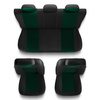 Capas de carro universais para Mitsubishi Lancer VI, VII, VIII, IX (1992-2016) - verde