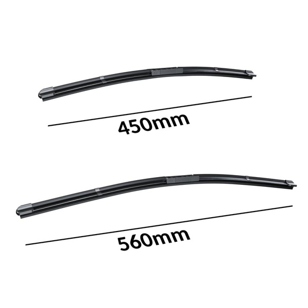 Escovas limpa-vidros para pára-brisas para Fiat Doblo I Van (07.2000-2005) - planas