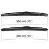 Escovas limpa-vidros para pára-brisas para Jeep Wrangler III SUV (01.2007-2018) - híbridas