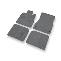 Tapetes de veludo para carros Lexus LS III XF30 (2000-2006) - Tapetes para carros cinza