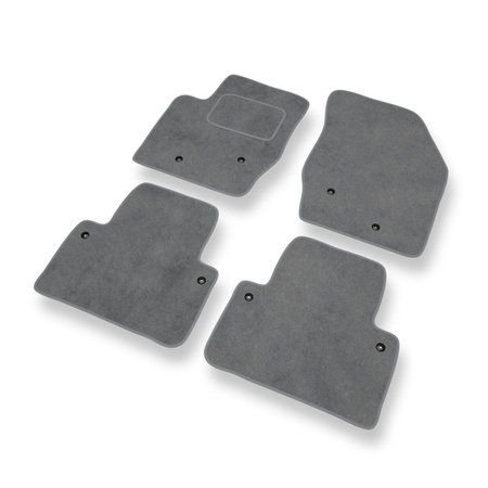 Tapetes de veludo para carros Volvo XC90 Q5 (2002-2014) - Tapetes para carros cinza