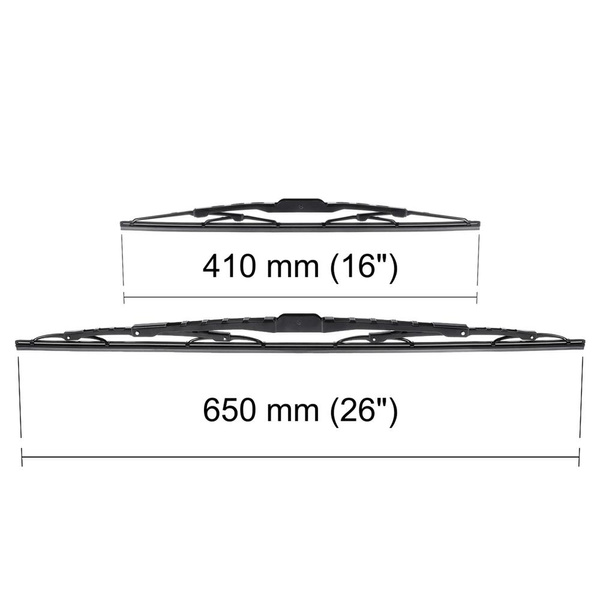 Escovas limpa-vidros para pára-brisas para Hyundai i40 Sedan, Tourer (04.2011-2019) - standard