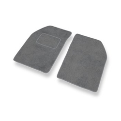 Tapetes de veludo para carros Renault Kangoo I Van (1997-2007) - Tapetes para carros cinza