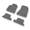 Tapetes de veludo para carros Alfa Romeo Brera Coupé (2005-2010) - Tapetes para carros cinza