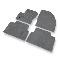 Tapetes de veludo para carros Ford C-Max II Minivan (2010-2019) - Tapetes para carros cinza