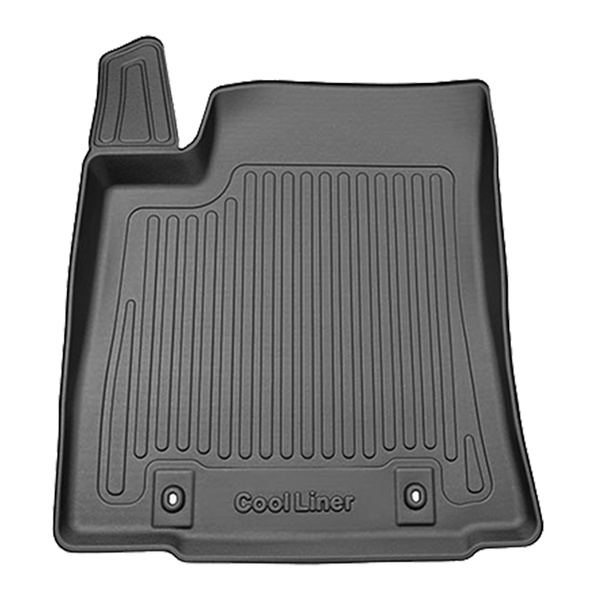 Conjunto de tapetes de bagageira e tapetes de carro feitos sob medida para Hyundai Kauai II SUV (04.2023-....) - parte superior do porta-malas; base móvel na posição mais alta; com e sem subwoofer