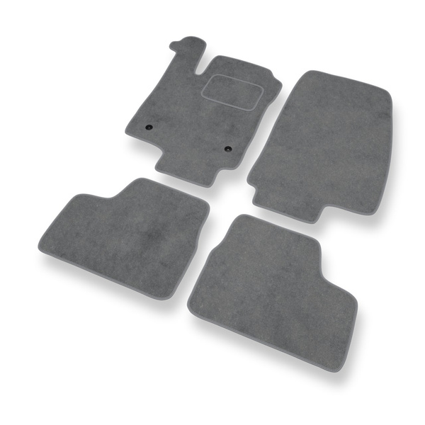 Tapetes de veludo para carros Opel Astra G Caravan, Coupé, Hatchback, Convertível, Sedan (1998-2009) - Tapetes para carros cinza