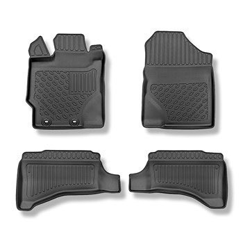 Tapetes TPE para Toyota Yaris III Hatchback (12.2015-10.2022) - com acionamento híbrido