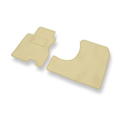 Tapetes de veludo para carros Honda Stream I Minivan (2001-2006) - Tapetes para carros bege
