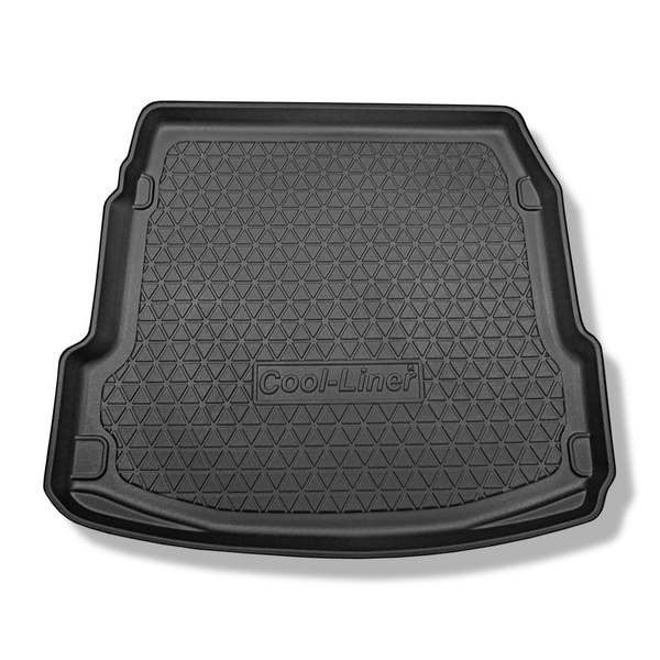Tapete para a bagageira projetado para Audi A8 D4 Limousine (10.2013-10.2017) - versão standard e longa; com roda sobressalente = porta-malas plano; também para a versão Quattro