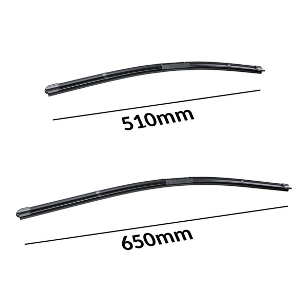 Escovas limpa-vidros para pára-brisas para Volvo S60 II Sedan (11.2010-2019) - planas
