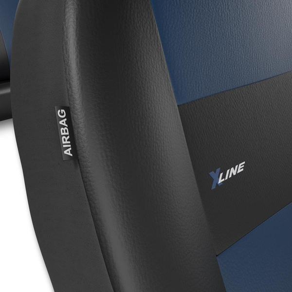 Capas de carro universais para Dacia Lodgy (2012-....) - azul