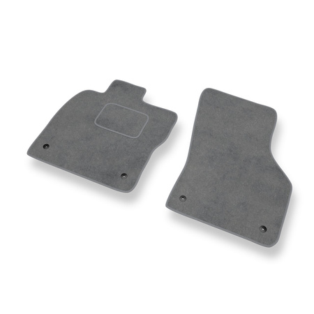 Tapetes de veludo para carros Skoda Octavia III (2013-2019) - Tapetes para carros cinza