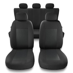 Capas de carro universais para Seat Ibiza I, II, III, IV, V (1984-2019) - Tipo 1 (cinza)