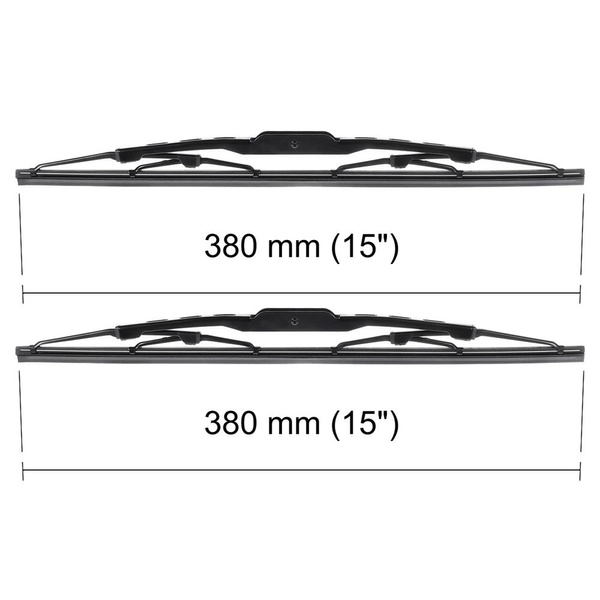 Escovas limpa-vidros para pára-brisas para Jeep Wrangler III SUV (01.2007-2018) - standard