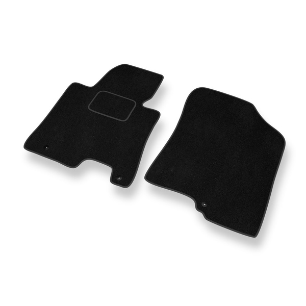 Tapetes de veludo para carros Kia Ceed II Hatchback, Combo (2012-2018) - Tapetes para carros preta