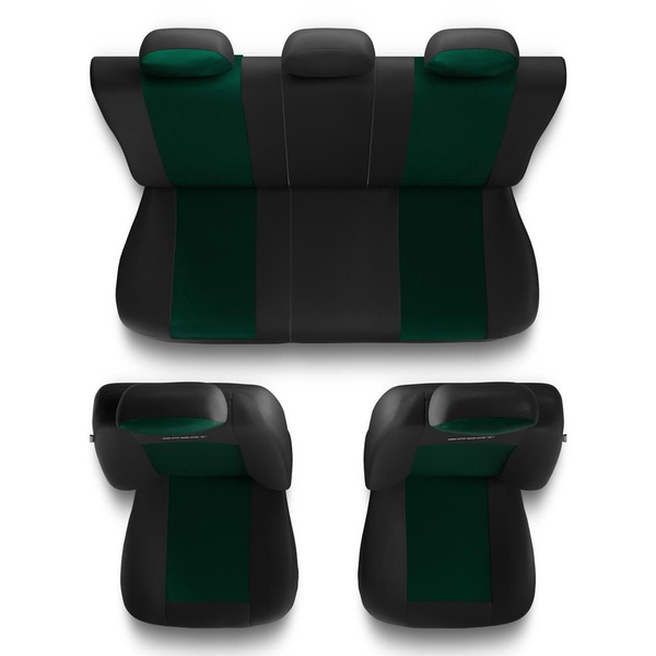 Capas de carro universais para Opel Antara (2006-2015) - verde