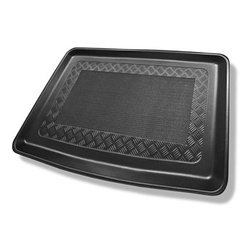 Tapete para a bagageira projetado para Mercedes-Benz Classe B W246 Sports Tourer (10.2011-12.2018) - parte inferior do porta-malas; com variobox; comprimento do tapete 68 cm