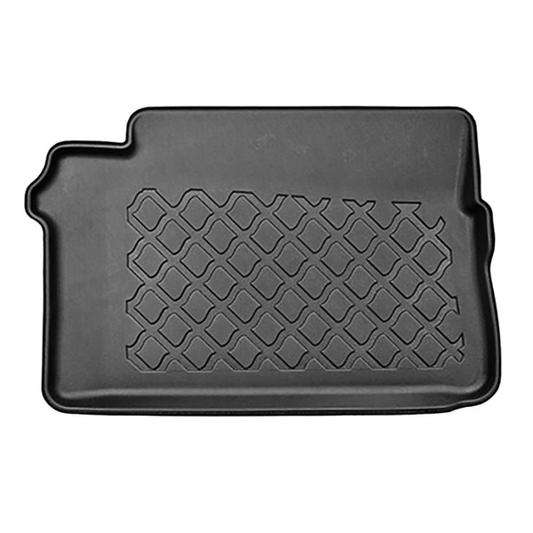 Conjunto de tapetes de bagageira e tapetes de carro feitos sob medida para Toyota Auris II Touring Sports (07.2013-12.2018) - parte inferior do porta-malas; sem base dupla no porta-malas; também com tração híbrida